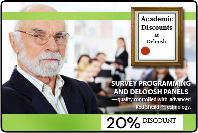 Opens link in a new window academic discounts at Deloosh