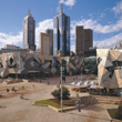 Federation Square. Photographer: Peter Dunphy. Source: Visions of Victoria